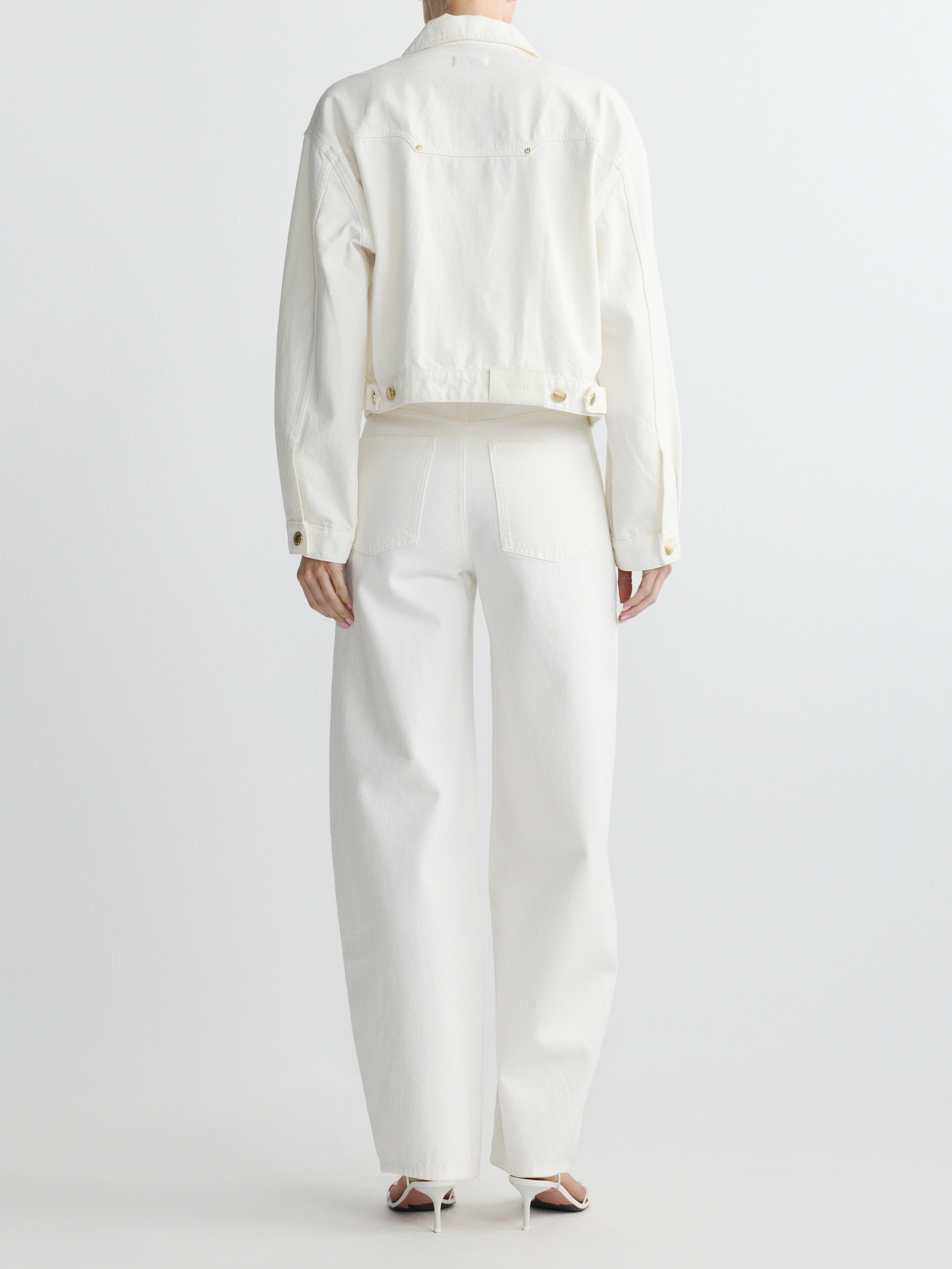 DL1961 Jamie Denim Jacket in White