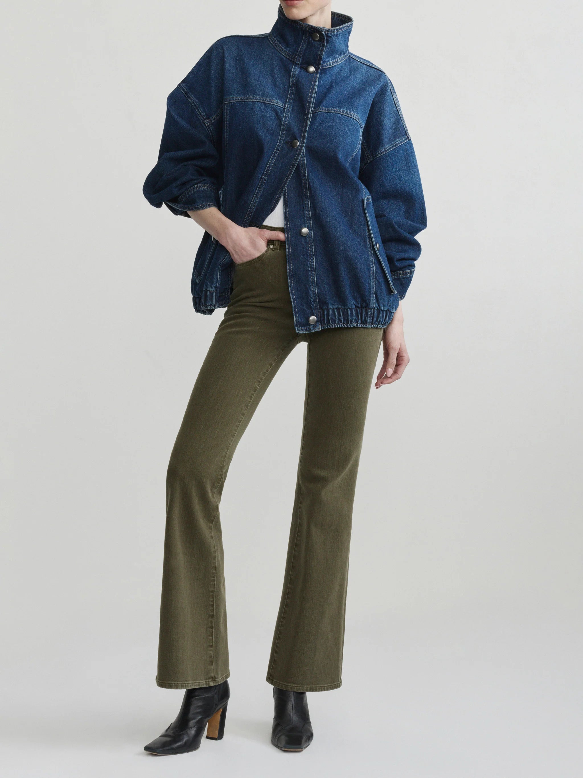 DL1961 Nara Oversized Denim Jacket in December
