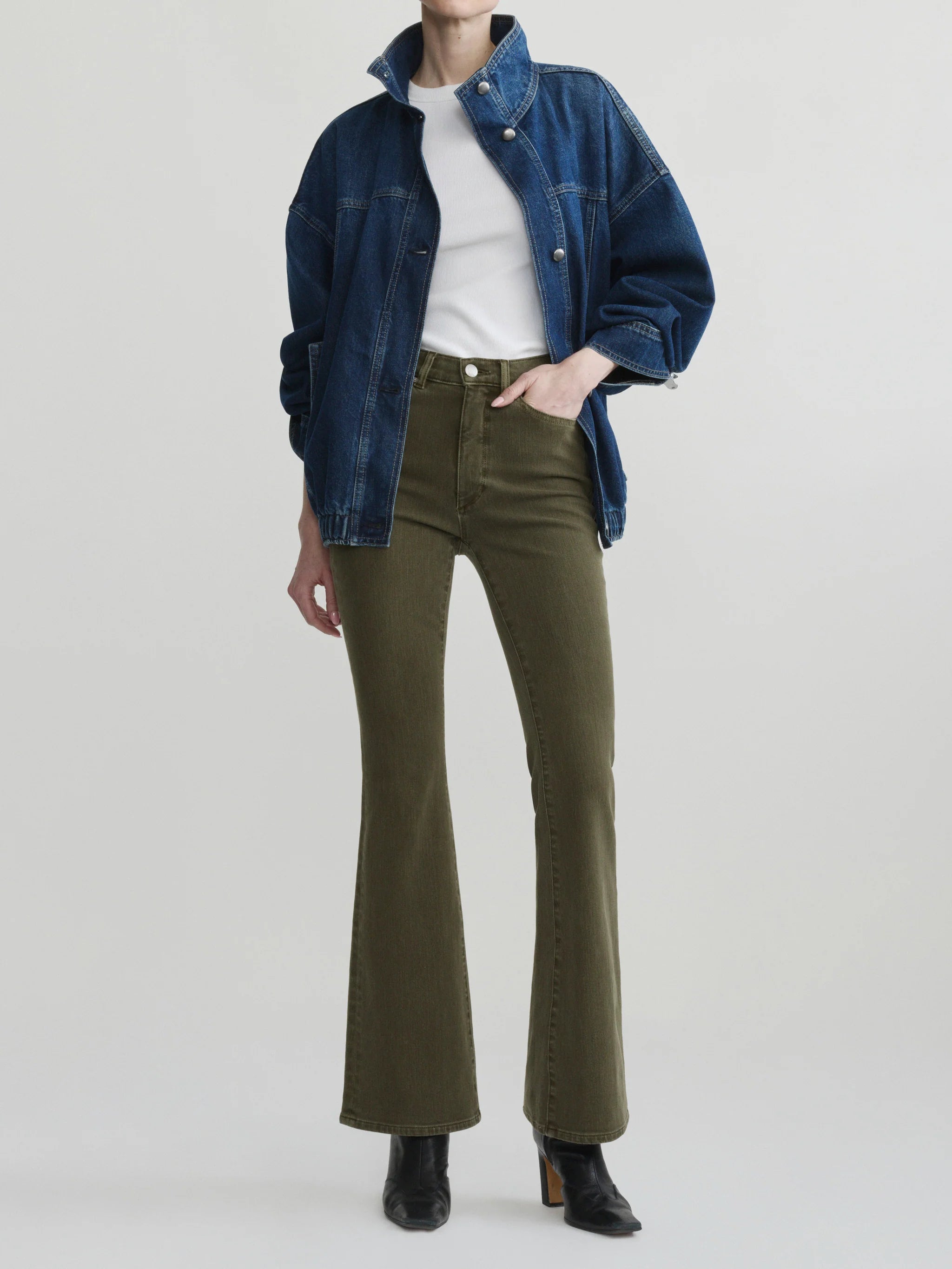 DL1961 Nara Oversized Denim Jacket in December