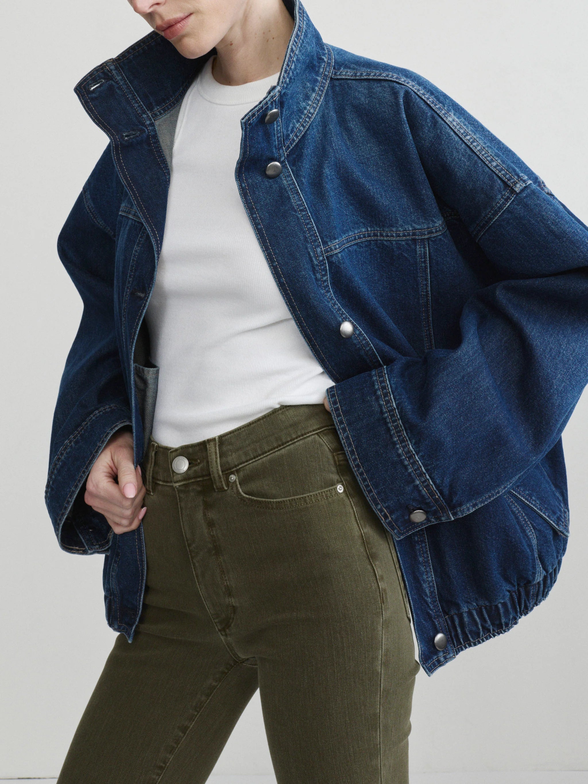 DL1961 Nara Oversized Denim Jacket in December