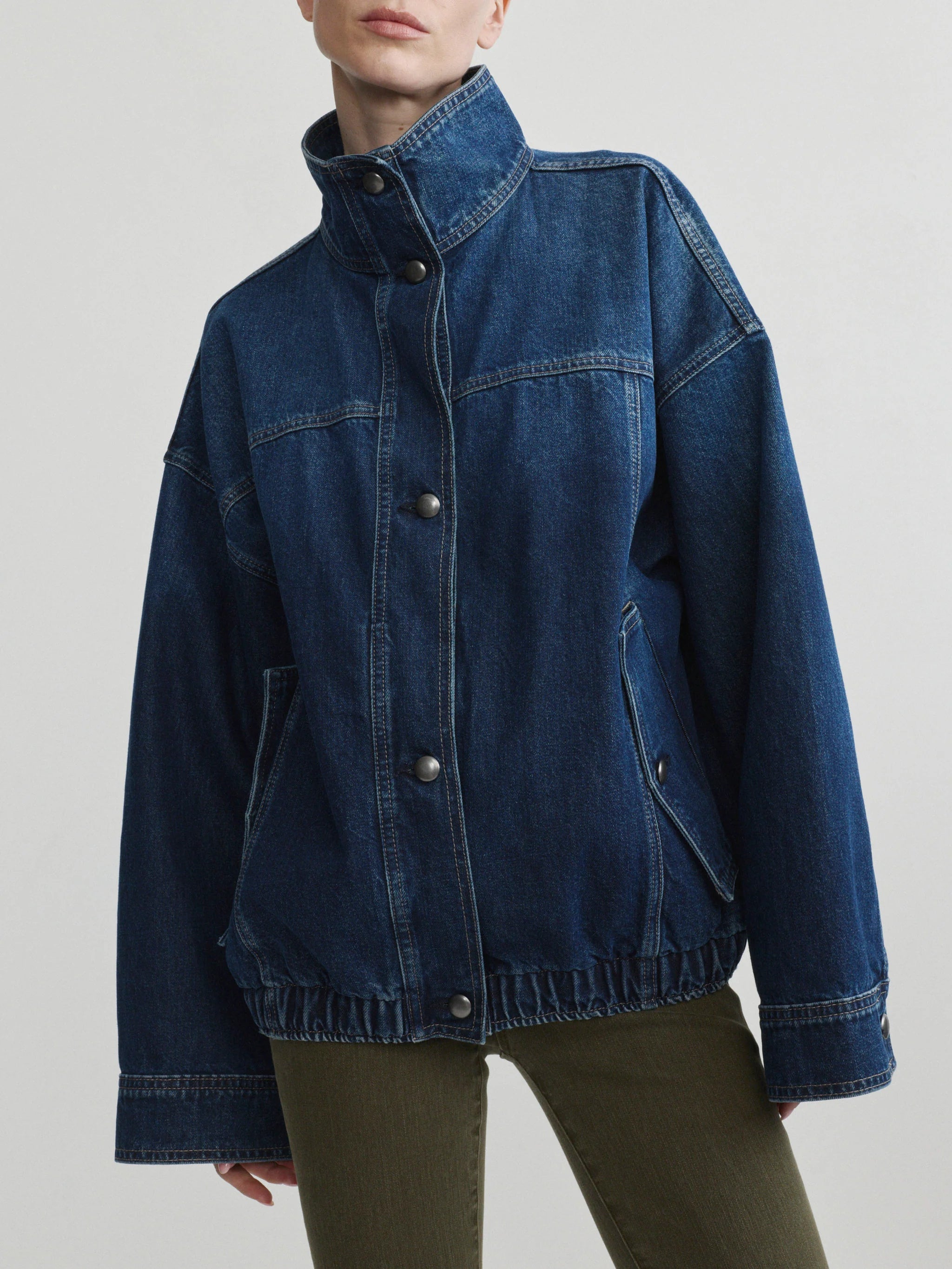 DL1961 Nara Oversized Denim Jacket in December