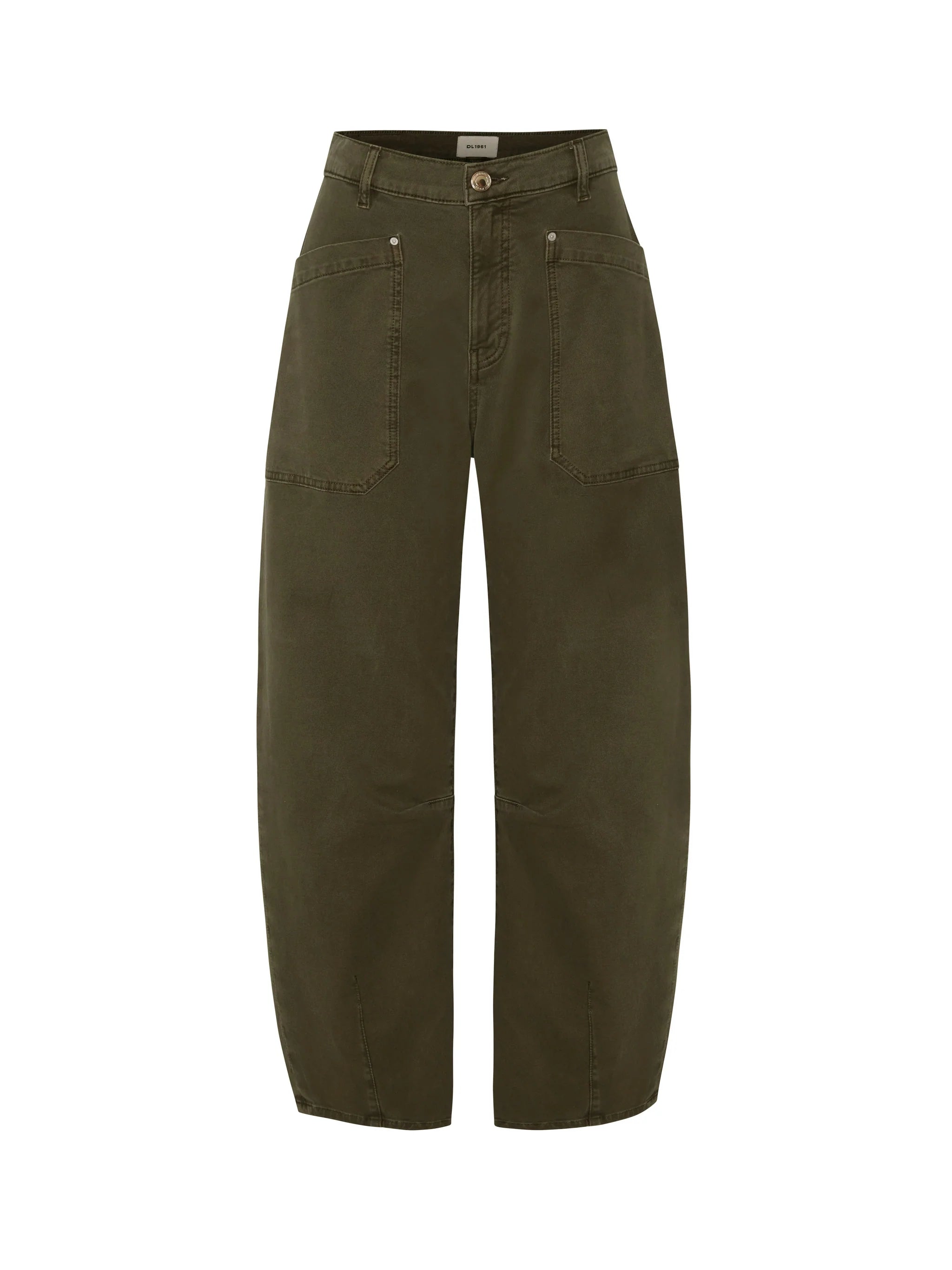 DL1961 Bilie Easy Barrel Pant in Pine