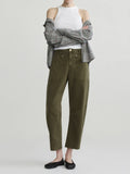 DL1961 Bilie Easy Barrel Pant in Pine