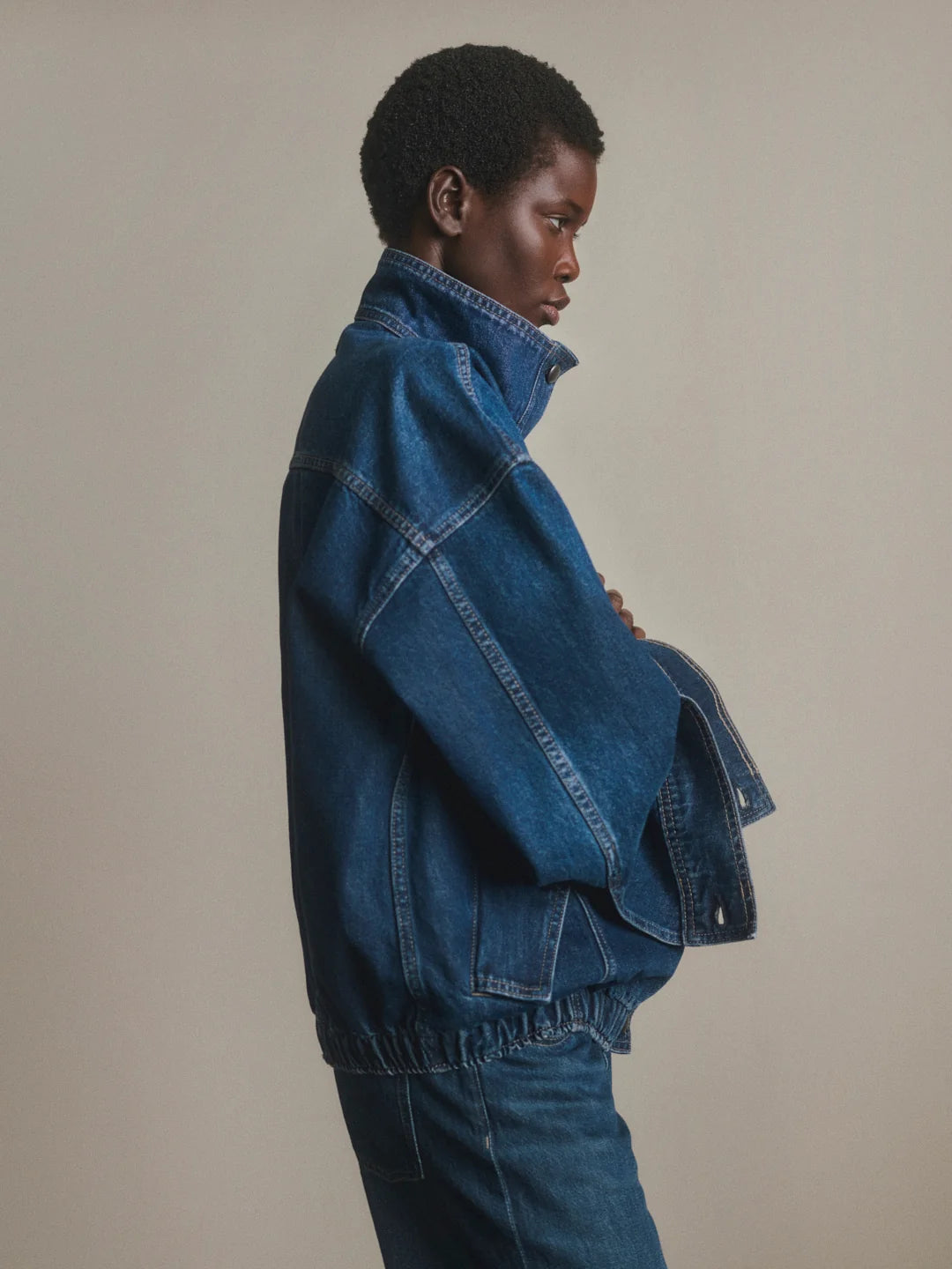 DL1961 Nara Oversized Denim Jacket in December