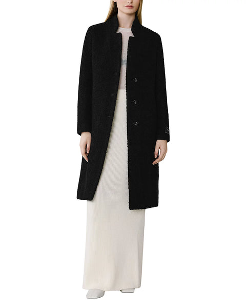 Soia&Kyo Diane Wool Coat in Black