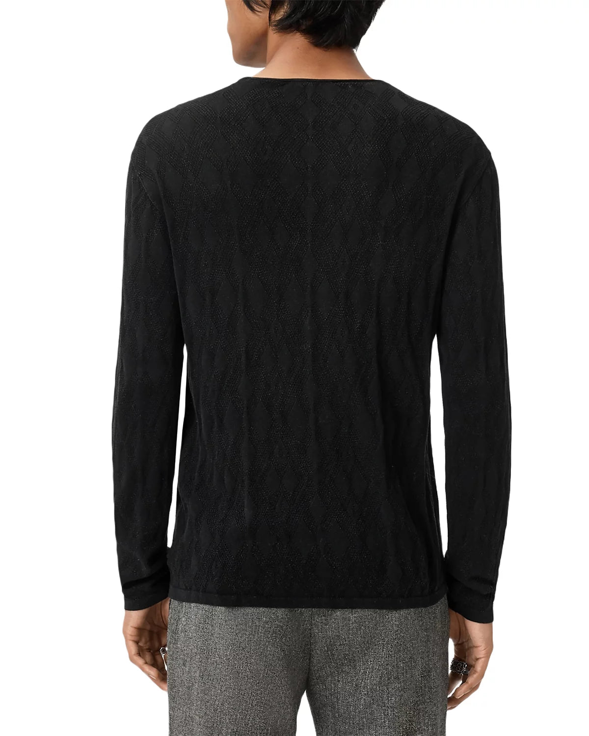 John Varvatos Brycen Crew - Black