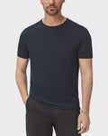 John Varvatos STANLEY S/S Crew in Broken Stitch - Navy