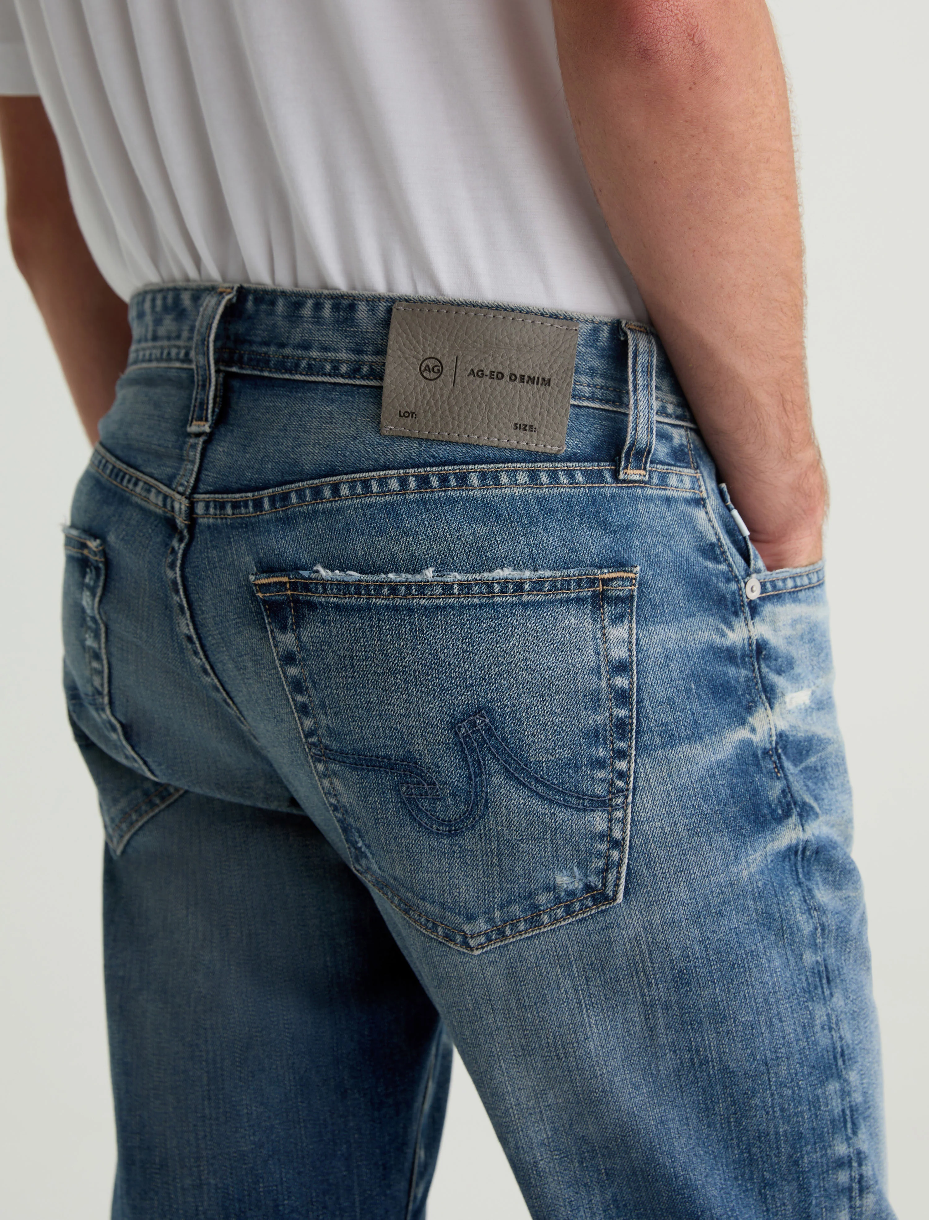 AG Men's Tellis Slim Fit Jeans - 19 Years Davos