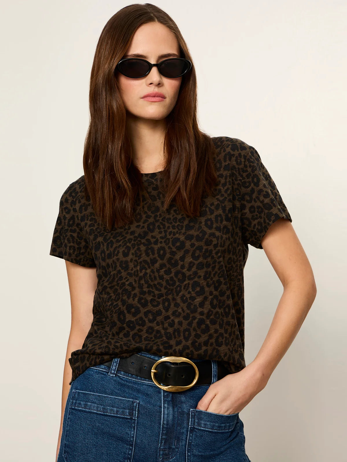 Sanctuary The Perfect Tee in Kalamata Leopard