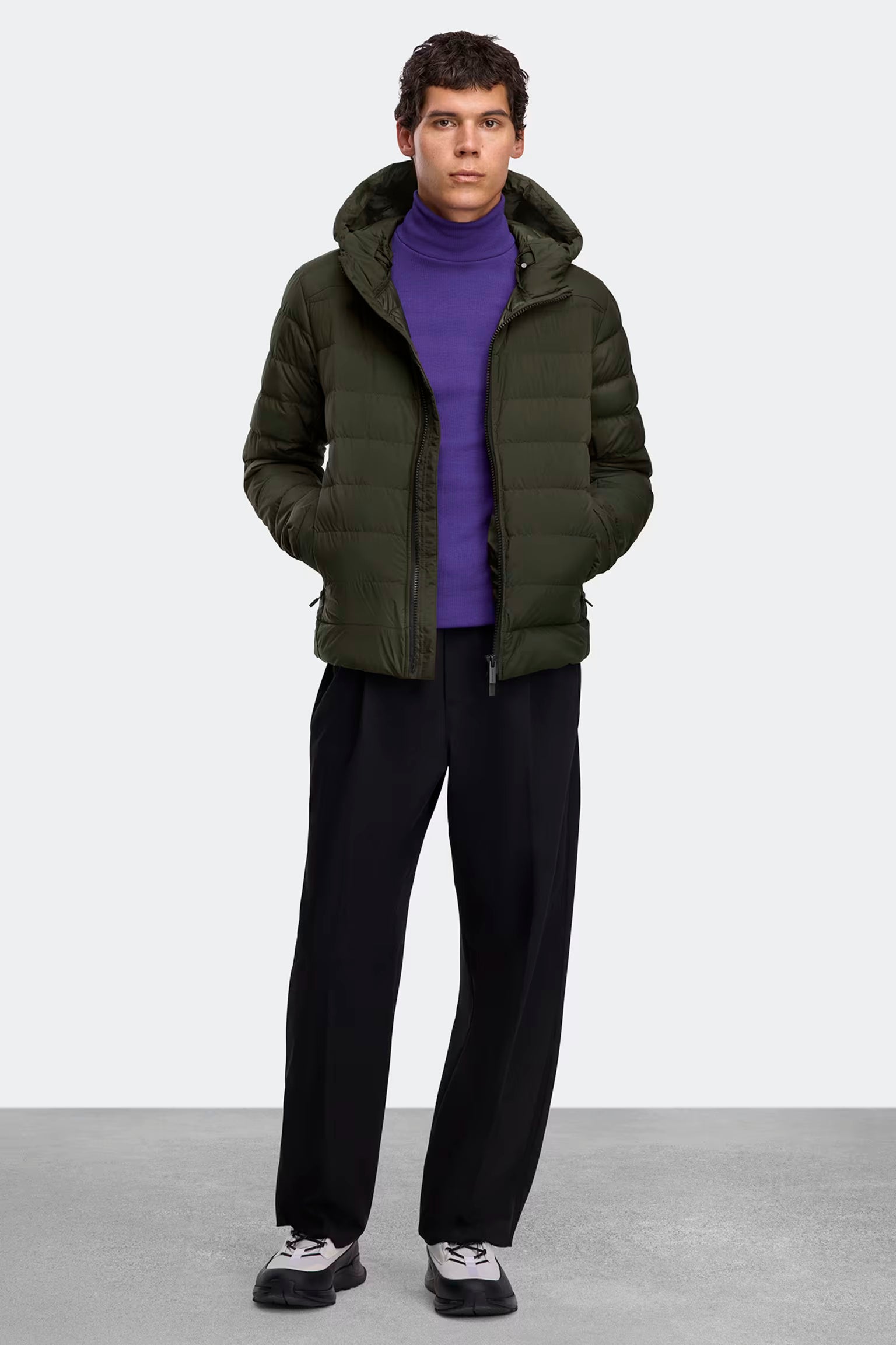 Canada Goose Men's Crofton Hoodie Enduraluxe - Volcano