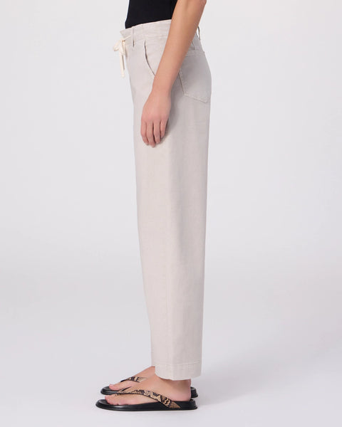 Paige Arellia Ankle Barrel Pant with Tie in Vintage Pumice Stone