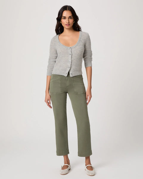 Paige Quincy Ankle Pant in Vintage Ivy Green