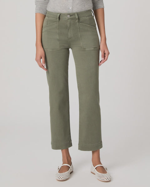Paige Quincy Ankle Pant in Vintage Ivy Green
