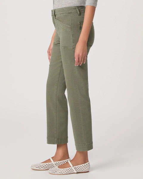 Paige Quincy Ankle Pant in Vintage Ivy Green