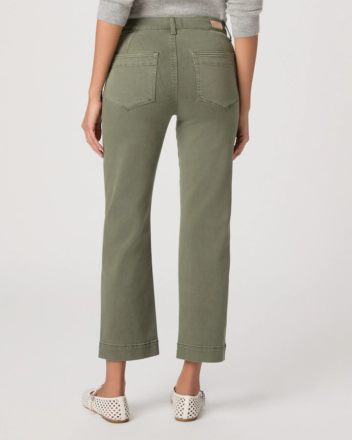 Paige Quincy Ankle Pant in Vintage Ivy Green