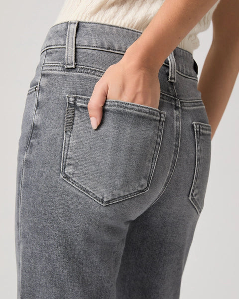 Paige Mason Ankle Straight in Smokey Grey