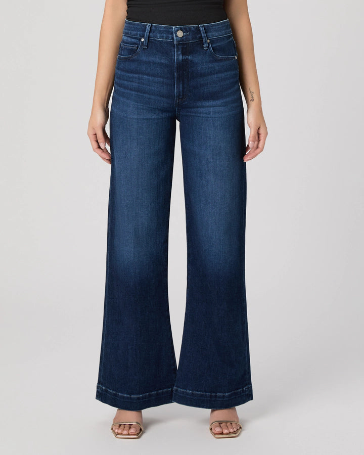 Paige Leenah 32"  Wide Leg Jean in Praline