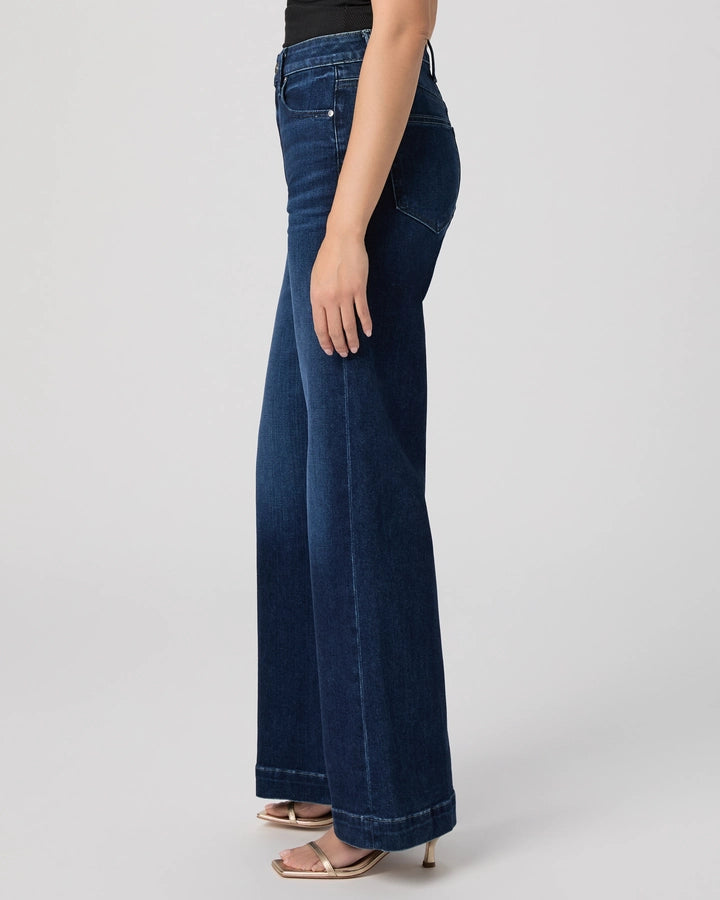 Paige Leenah 32"  Wide Leg Jean in Praline