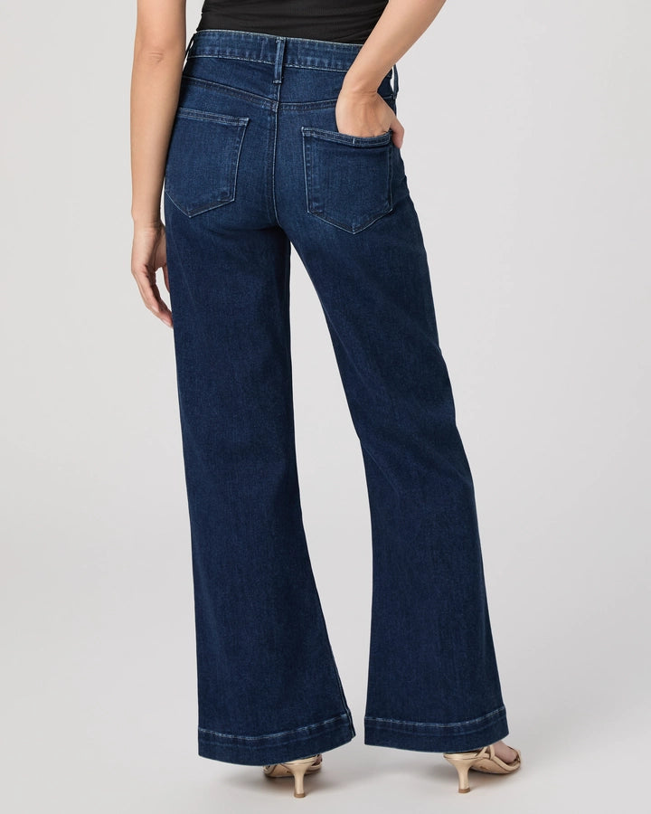 Paige Leenah 32"  Wide Leg Jean in Praline