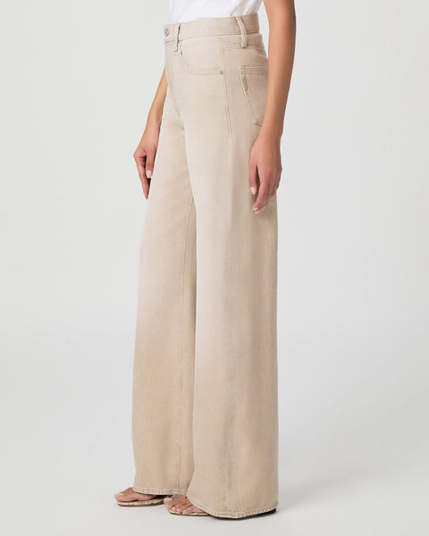 Paige Arellia 32" Barrel Jean in Soft Sepia