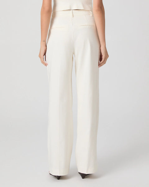 Paige Westin Pleated Trouser in Bone