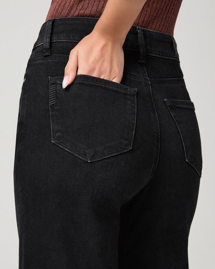 Paige Anessa Relaxed Wide Leg Jean in Yacht Club