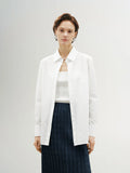 Meilleur Moment Button Up Shirt in Plain White