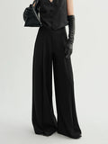 Meilleur Moment Wide Leg Pleated Pant in Black