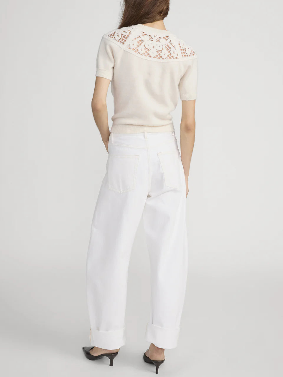 FRAME The Bubble Jean in Au Natural Clean