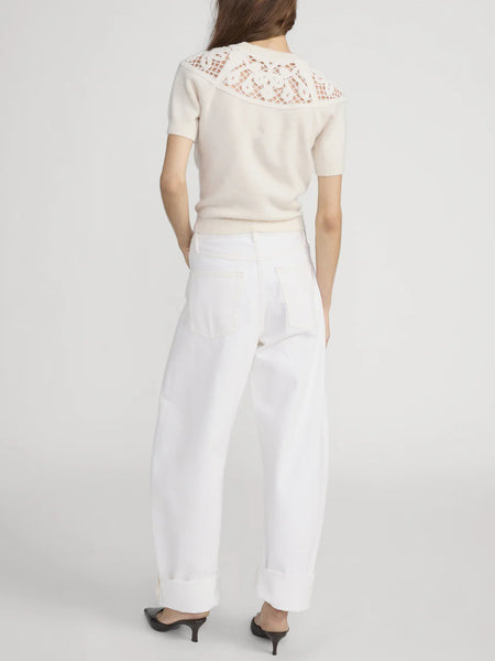 FRAME The Bubble Jean in Au Natural Clean