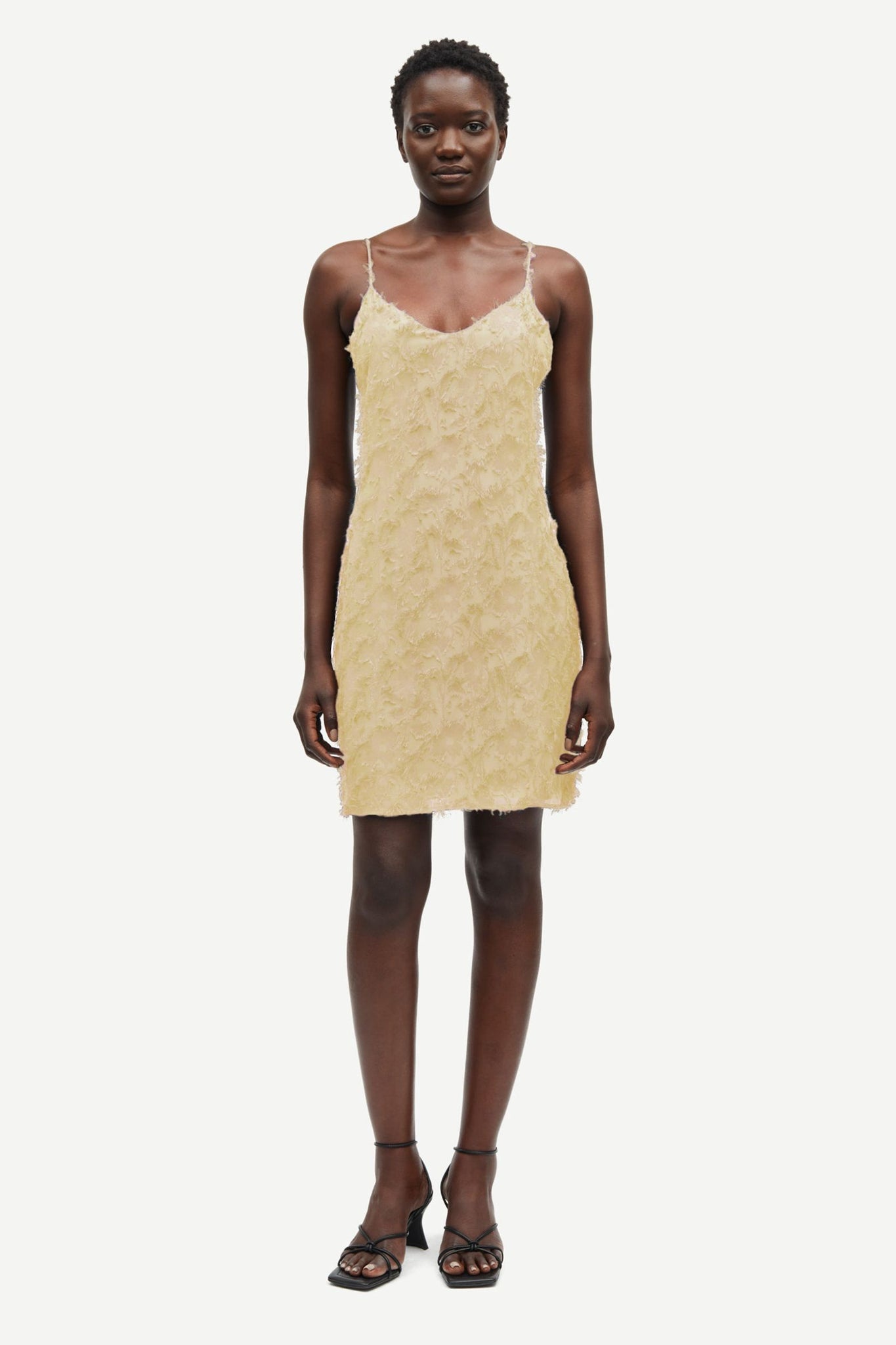 Samsoe Sacatalpa 15532 strappy dress in dusty yellow
