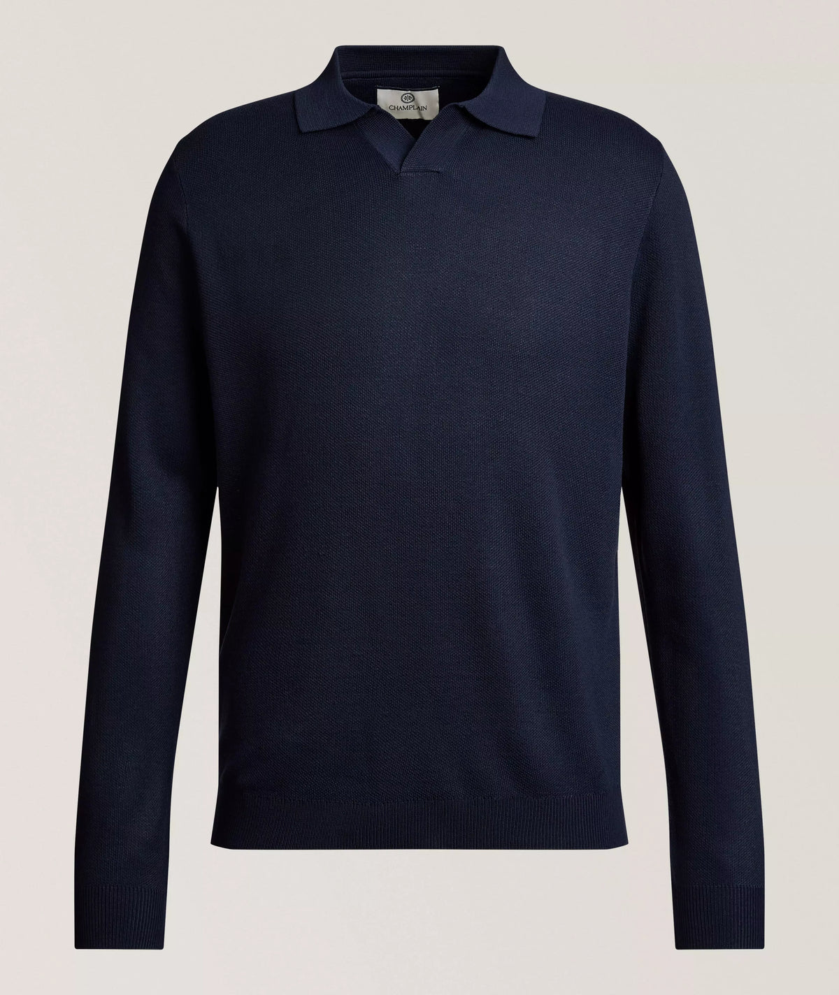 Champlain Johnny Collar Polo in Navy