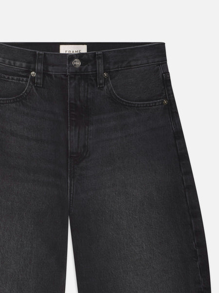 FRAME The Bubble Crop Jean in Limitless Raw Fray