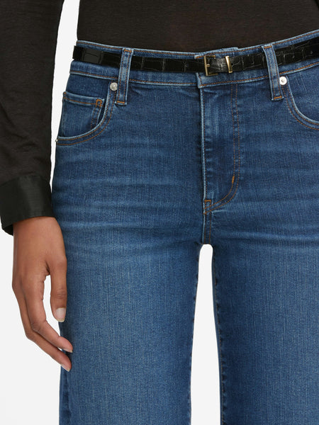 The Mellow Mid-Rise Slim Wide Leg in Elixir Raw After
