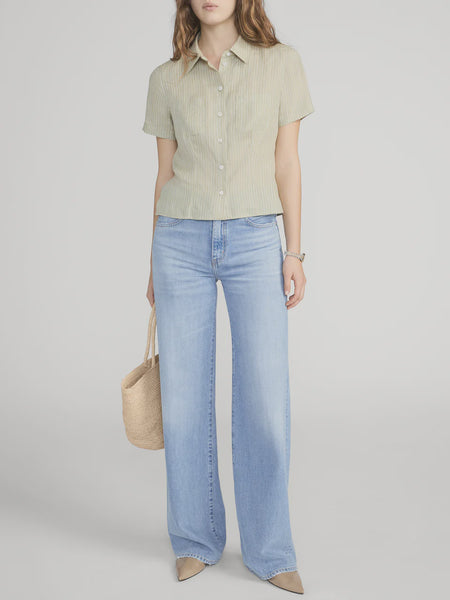 FRAME The Off Duty Stroll Relaxed Jean in Frey