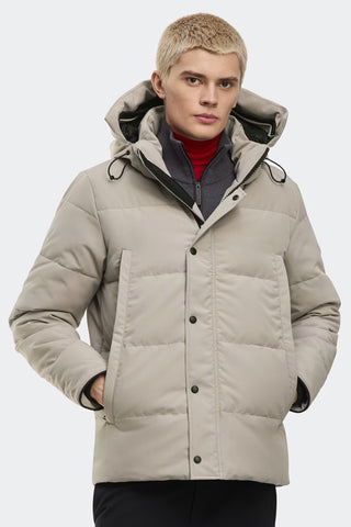 Canada Goose Men's Wyndham Parka Black Label - Limestone