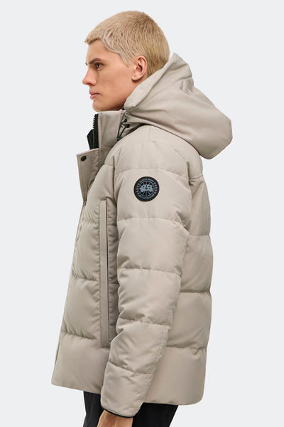 Canada Goose Men's Wyndham Parka Black Label - Limestone