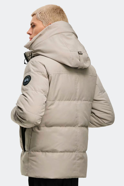 Canada Goose Men's Wyndham Parka Black Label - Limestone