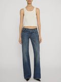 FRAME The Gray Low-Rise Wide Leg in Tolerate