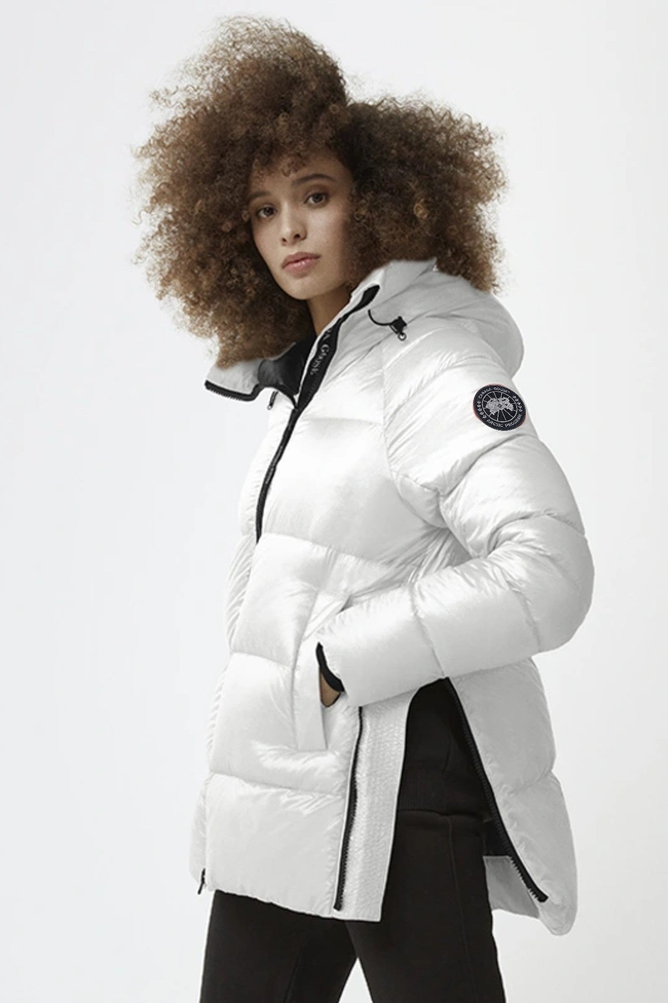 Puffer Jacket Canada Goose Black Label Silver Birch Canada