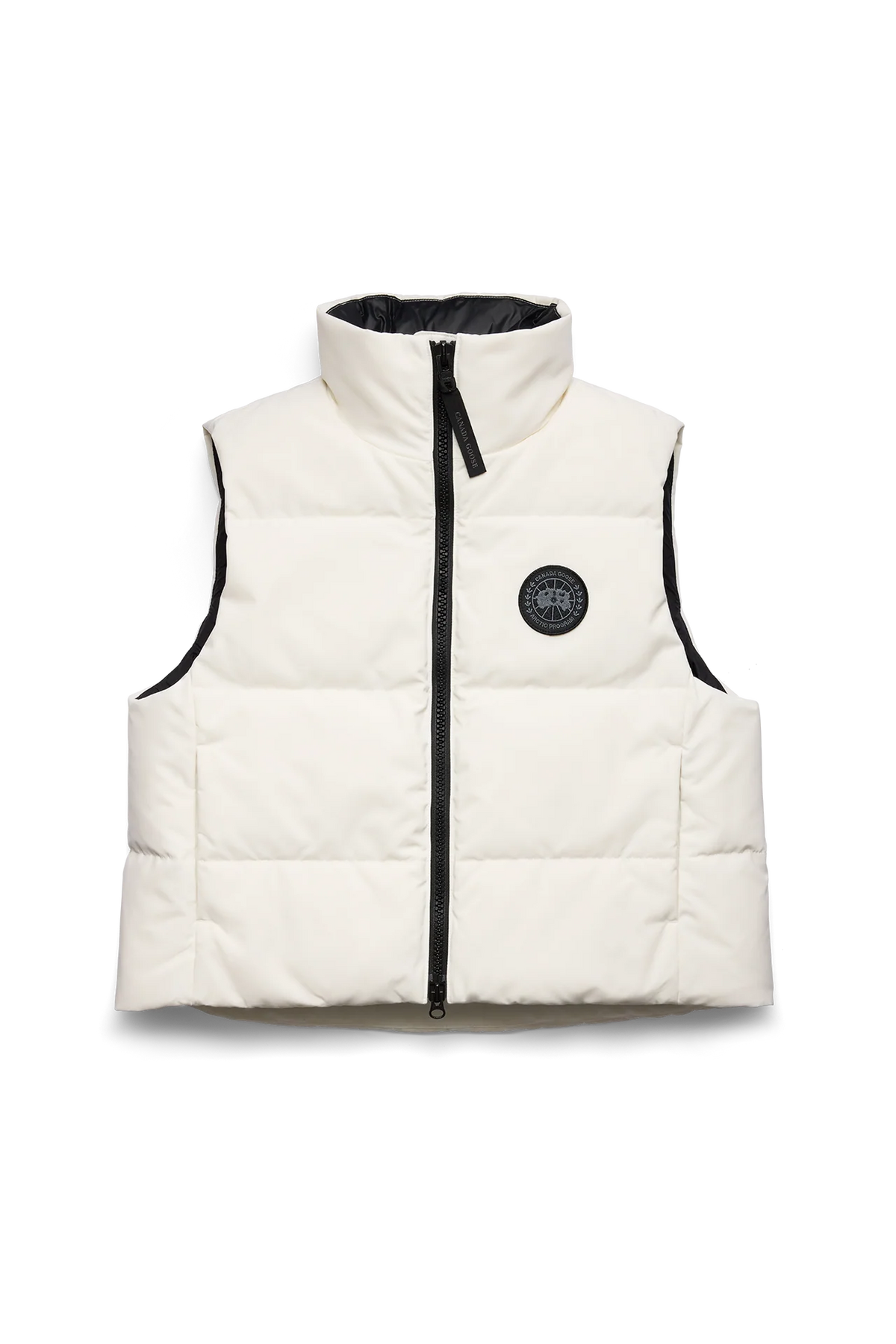 Canada Goose Women's Grandview Cropped Vest BD - North Star White