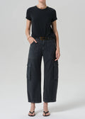Citizens of Humanity Thassos Twisted Seam Utility Pant in Washed Black