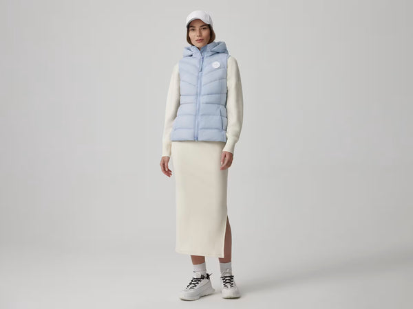 Canada Goose Women's Clair Vest White Label - Dawn Blue