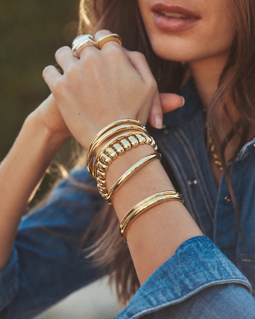 gorjana Paseo Cuff in Gold
