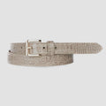 Brave Millie Barcelona Belt in Taupe with Polished Gold
