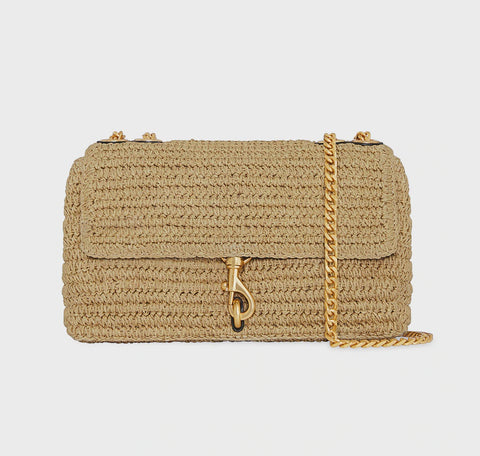 Rebecca Minkoff Edie Md Crossbody in Natural/Tawny