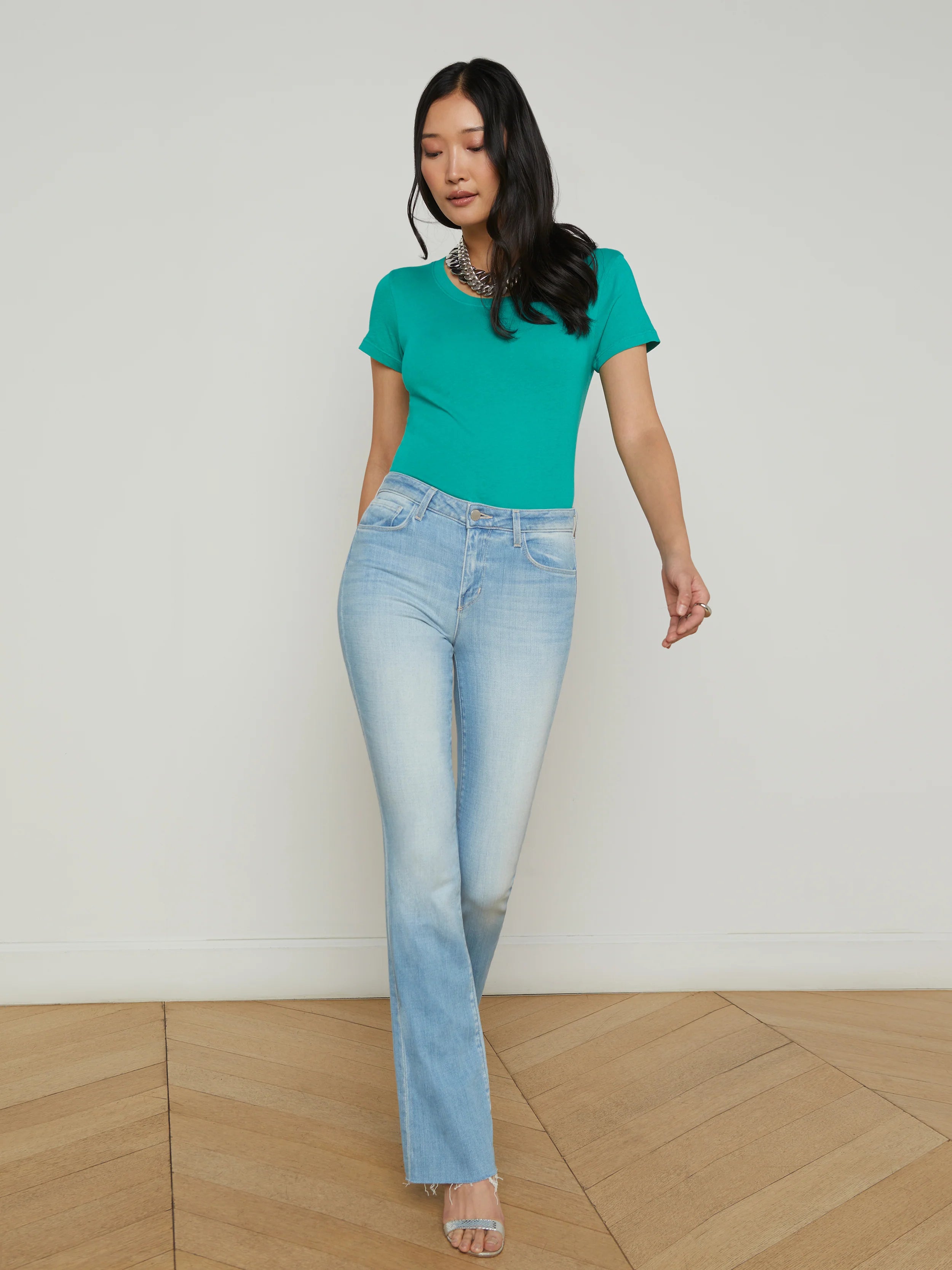 L’AGENCE Ruth HiRise Straight Jean in Essex