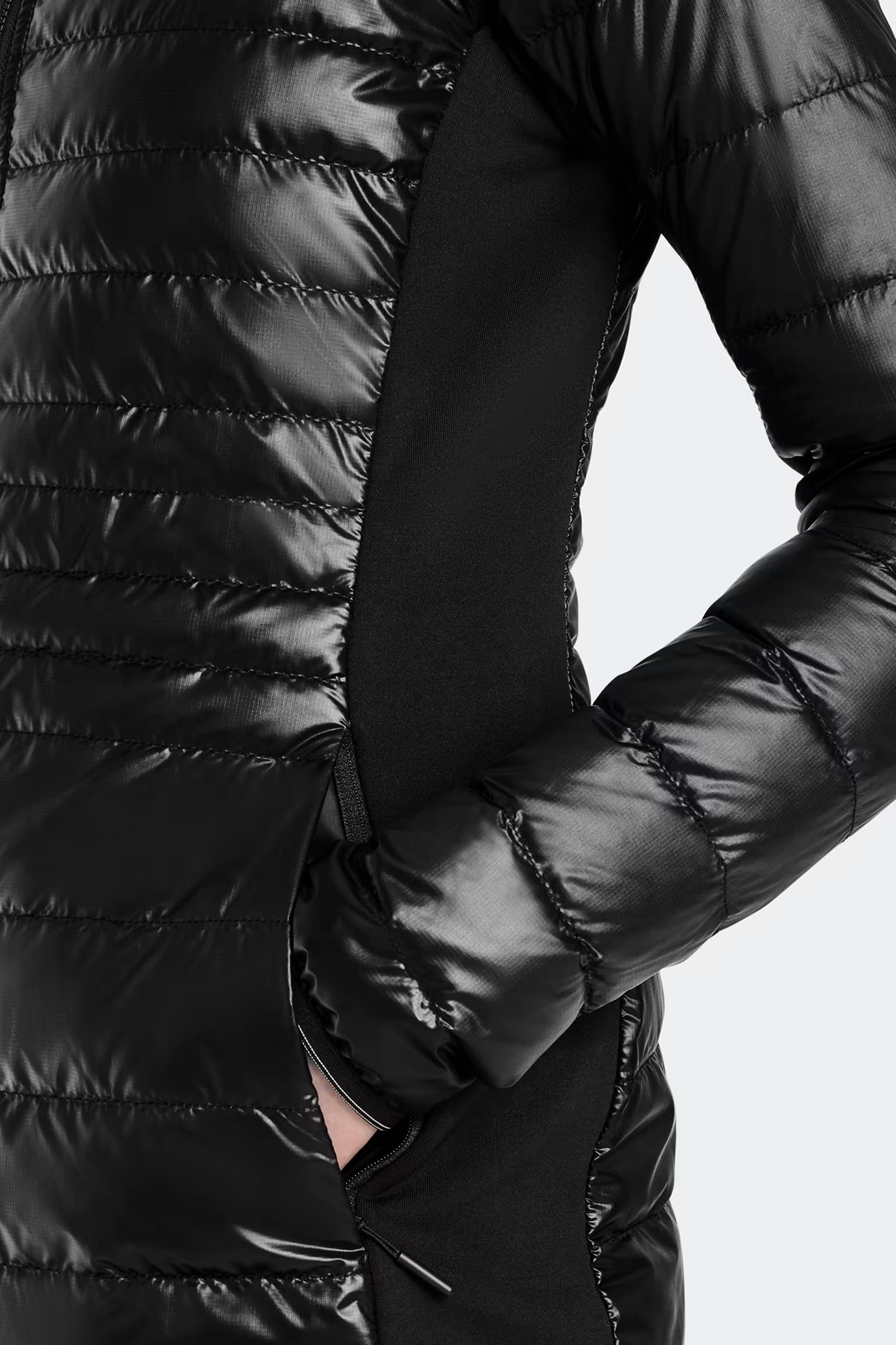 Canada Goose Women's Hybridge Lite Hooded Coat CR - Black
