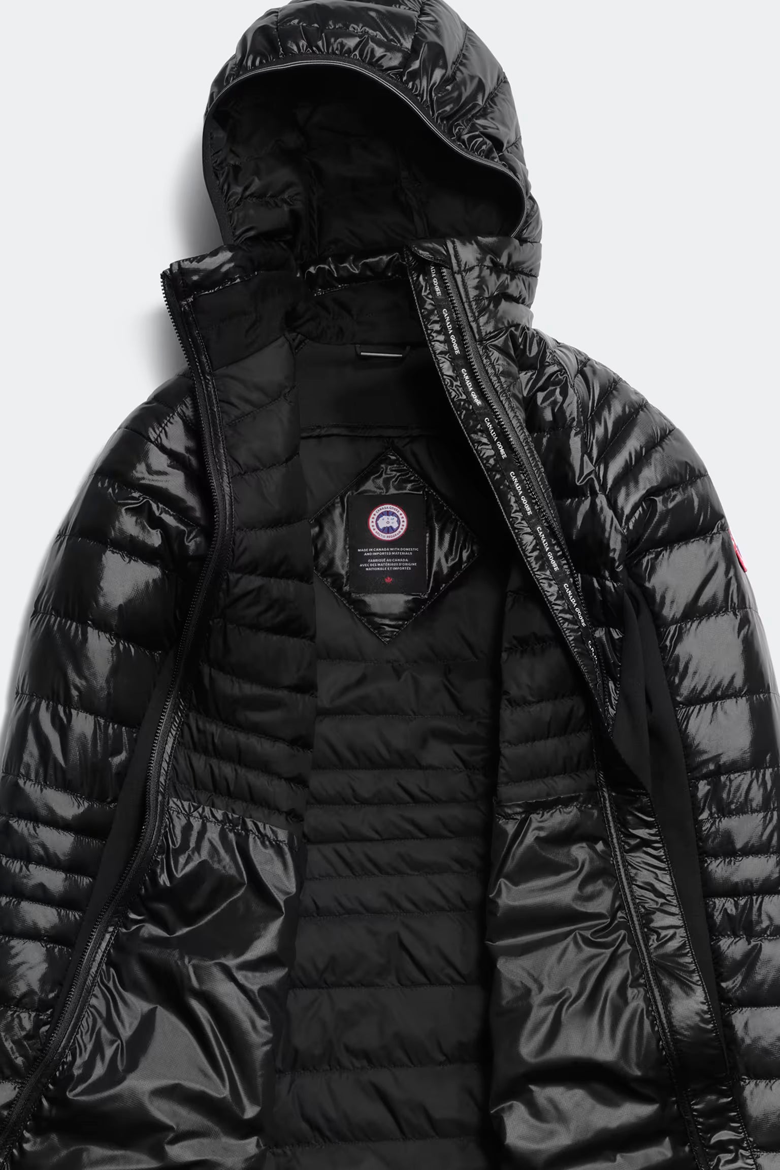 Canada Goose Women's Hybridge Lite Hooded Coat CR - Black