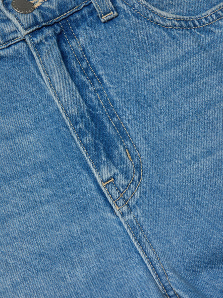 L'AGENCE Alicent HiRise Sneaker wide leg jean in Caster